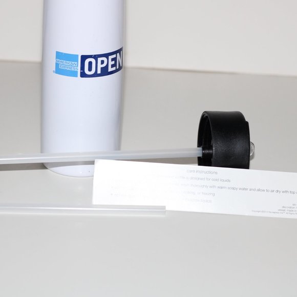 American Express Open Stainless Steel Bottle with Built in Sipper BRAND NEW! - Picture 15 of 16
